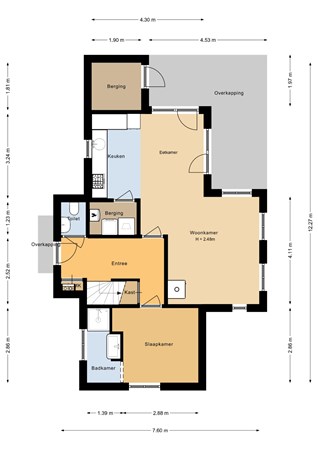 Floorplan - Noordduynen 23, 4506 GW Cadzand